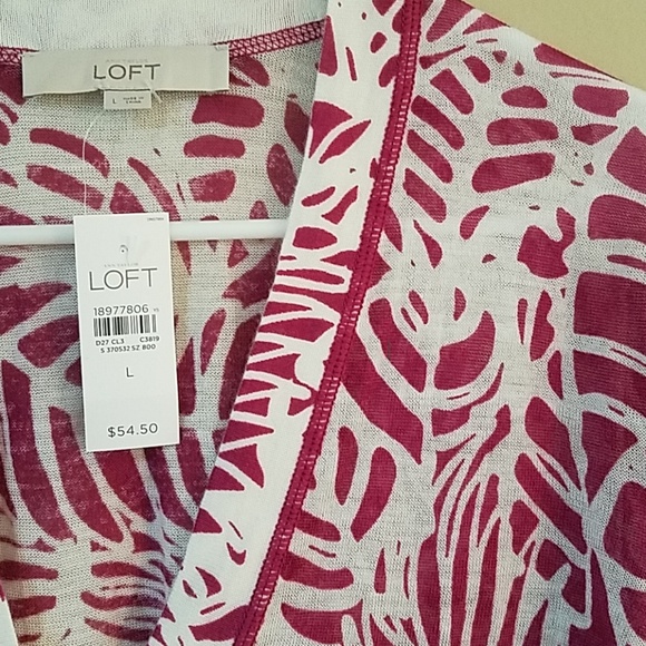 🌹 NEW - LOFT Purple Lightweight Sweater - Picture 3 of 5